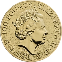 Il Leone di Inghilterra d'Oro 1oz - Queens Beast