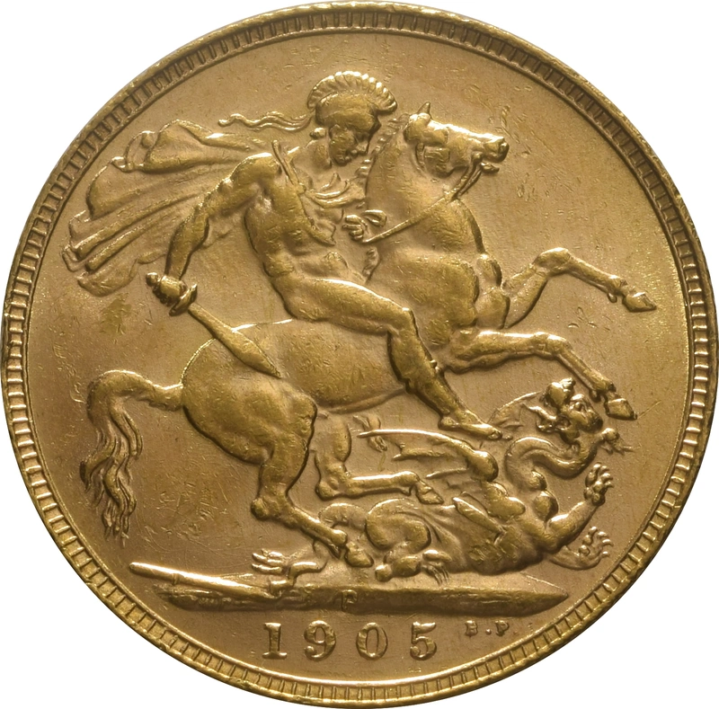 1905 Sterlina - Edoardo VII - P
