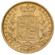 1871 Sterlina - Vittoria Giovane - Stemma Coronato - Londra
