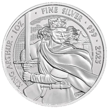 Moneta d'argento 2023 Re Artù Miti & Leggende 1oz