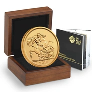 2013 - Proof 5 Pound d'Oro - Mai Circolato