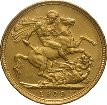 1909 Sterlina - Edoardo VII - S