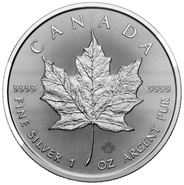 2024 Maple Canadese d'argento 1oz