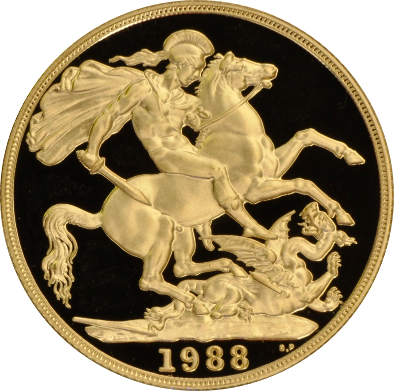 1988 Doppia Sterlina d'Oro Proof