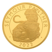 2022 Pantera Seymour - Moneta Oro Proof con cofanetto - Serie Tudor Beasts