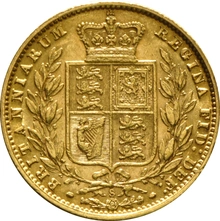 1875 Sterlina - Vittoria Giovane - Stemma Coronato - S