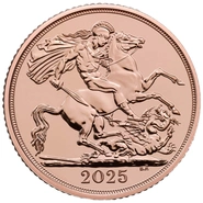 2025 £2 Doppia Sterlina d'Oro