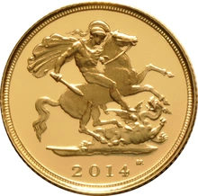 2014 Mezza Sterlina - Elisabetta II - Quarto Ritratto con Diadema - Proof senza Confezione