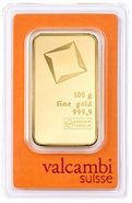 Valcambi 100 grammi Lingotto d'Oro