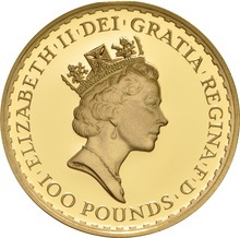 1987 Proof Britannia d'Oro - Cofanetto da 4 Monete