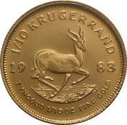 1983 Krugerrand d'Oro 1/10oz