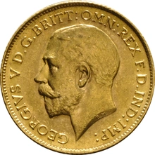 1926 Mezza Sterlina - Giorgio V - SA