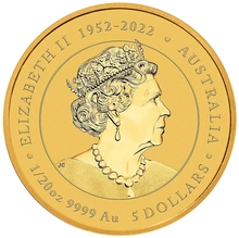 2024 Moneta d'oro da 20 once dell'Anno del Drago della Zecca del Perth