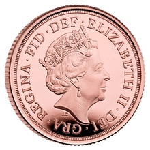 2022 Sterlina d'Oro Proof in Cofanetto