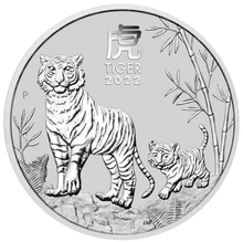 Anno della Tigre 2022 in argento 1oz - Perth Mint