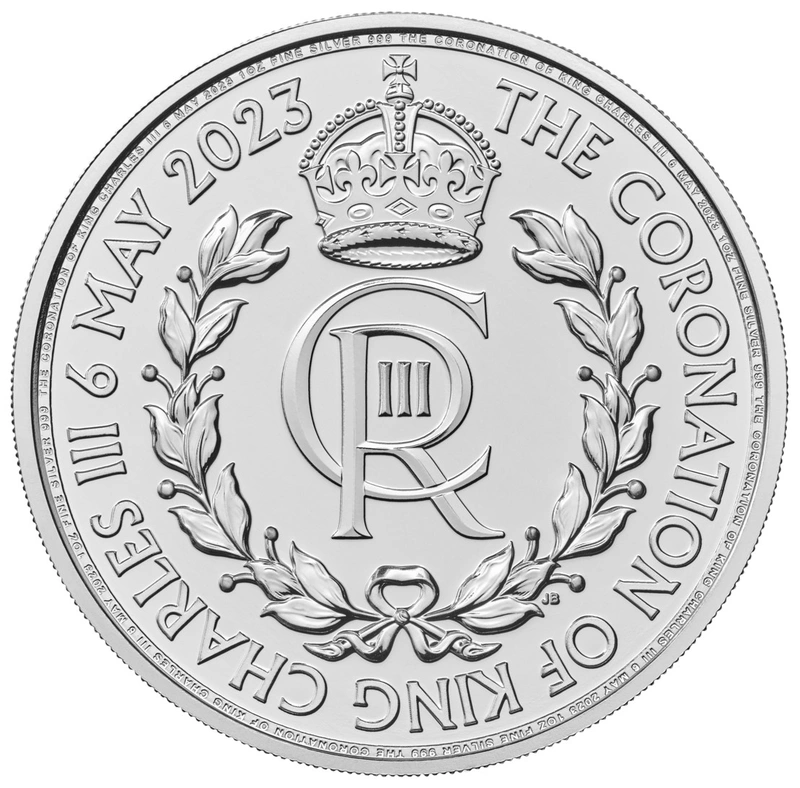 2023 Moneta d'argento £2 per l'Incoronazione