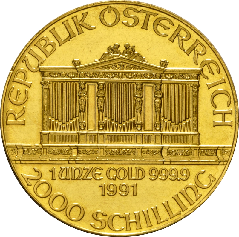 1991 Philharmonic Austriaca d'Oro 1oz