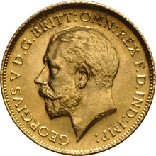 1914 Mezza Sterlina - Giorgio V - S
