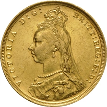 1893 Sterlina - Vittoria - Giubileo - S