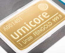 Umicore 1oz Lingotto d'Oro