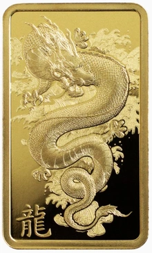 2024 Lingottino d'Oro PAMP 5g Anno del Drago