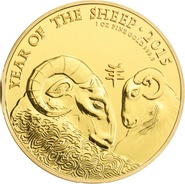 Anno della Pecora 2015 d'Oro - Royal Mint