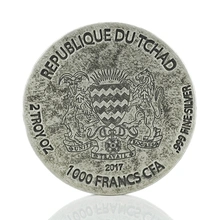 2017 Moneta d'argento 2oz Faraone Ramesses II - Dopo la Vita