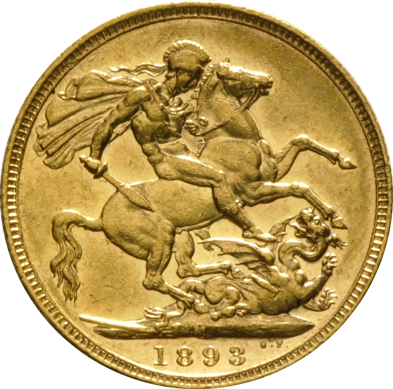 1893 Sterlina - Vittoria - Giubileo - M