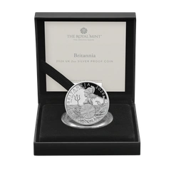 2026 Britannia UK 2 oz Moneta d'argento Proof