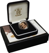 2000 Proof Sterlina d'Oro - Cofanetto