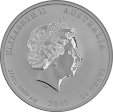 1/2oz Anno del Maiale d'Argento 2019 - Perth Mint