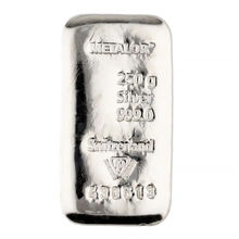 Metalor 250g Lingotto d'Argento