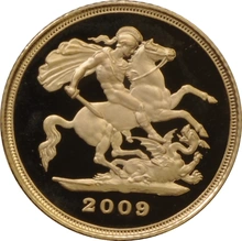 2009 Mezza Sterlina - Elisabetta II - Quarto Ritratto con Diadema - Proof senza Confezione