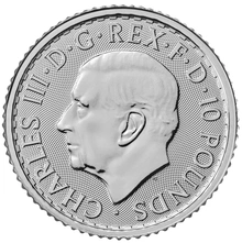 2024 Moneta da 10 once di platino Britannia