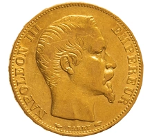 1855 - Marengo Francese - Napoleone III  - Testa Nuda - A