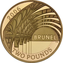 2006 - Proof 2 Pound d'Oro - Brunel, Realizzazioni