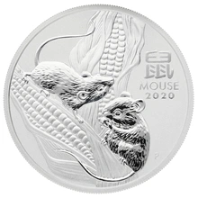 Anno del Topo d'Argento 2020 1oz - Perth Mint