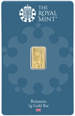 Lingottino d'oro Britannia 1g