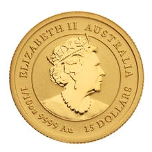 Anno della Tigre 2022 in oro 1/10oz - Perth Mint