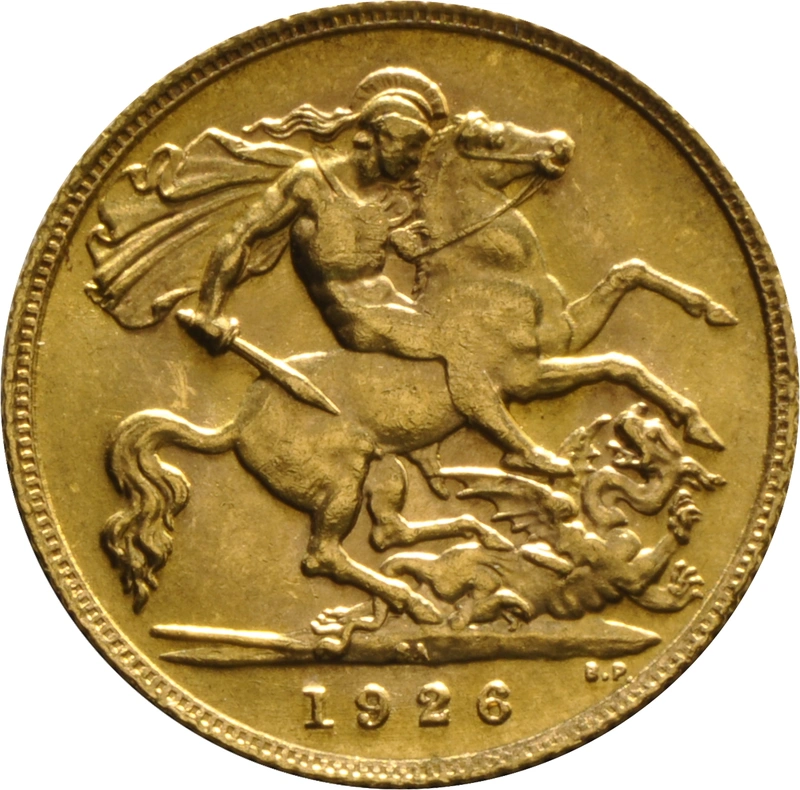 1926 Mezza Sterlina - Giorgio V - SA