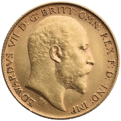 1904 Mezza Sterlina - Edoardo VII - P