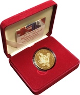 2004 - Proof 5 Pound d'Oro - Accordo Cordiale