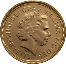 2001 Mezza Sterlina - Elisabetta II - Quarto Ritratto con Diadema