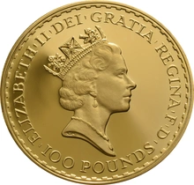 1991 Proof Britannia d'Oro - Cofanetto da 4 Monete