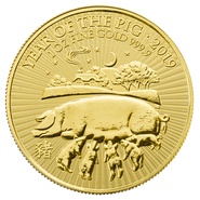 Anno del Maiale 2019 d'Oro - Royal Mint