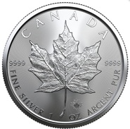 2022 Maple Canadese d'argento 1oz