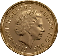 2000 Mezza Sterlina - Elisabetta II - Quarto Ritratto con Diadema