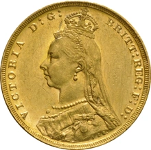 1888 Sterlina - Vittoria - Giubileo - M