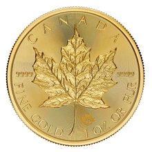 2026 Moneta d'Oro Maple Canadese 1 oz