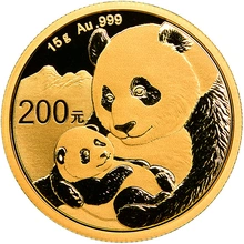 Panda Cinese 15g d'Oro - 2019